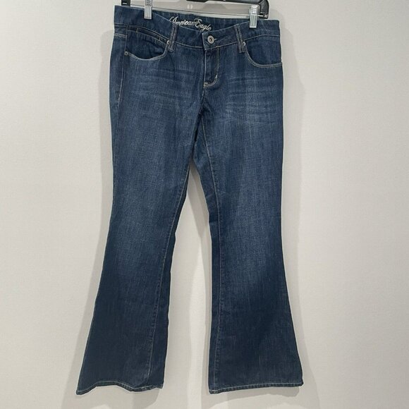 American Eagle Outfitters Denim - American Eagle AE Denim Jeans Blue Real Flare Size 6 Regular